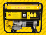 Синхронный бензиновый генератор Eurolux G6500A